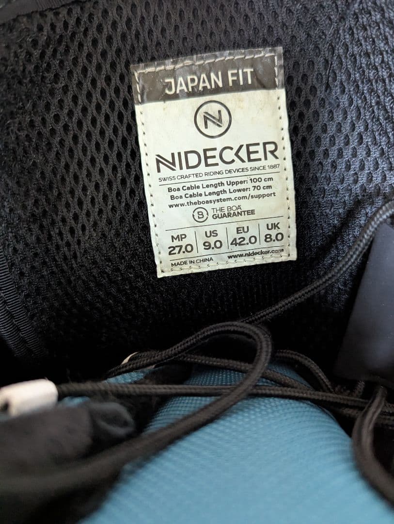 NIDECKER TRANSIT ジャパンフィット スノーボードブーツ 27cm