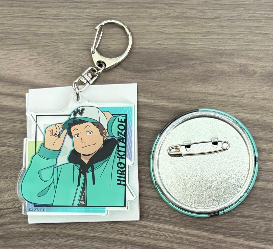 ワールドトリガー アクリルキーホルダー 缶バッジ - メルカリ