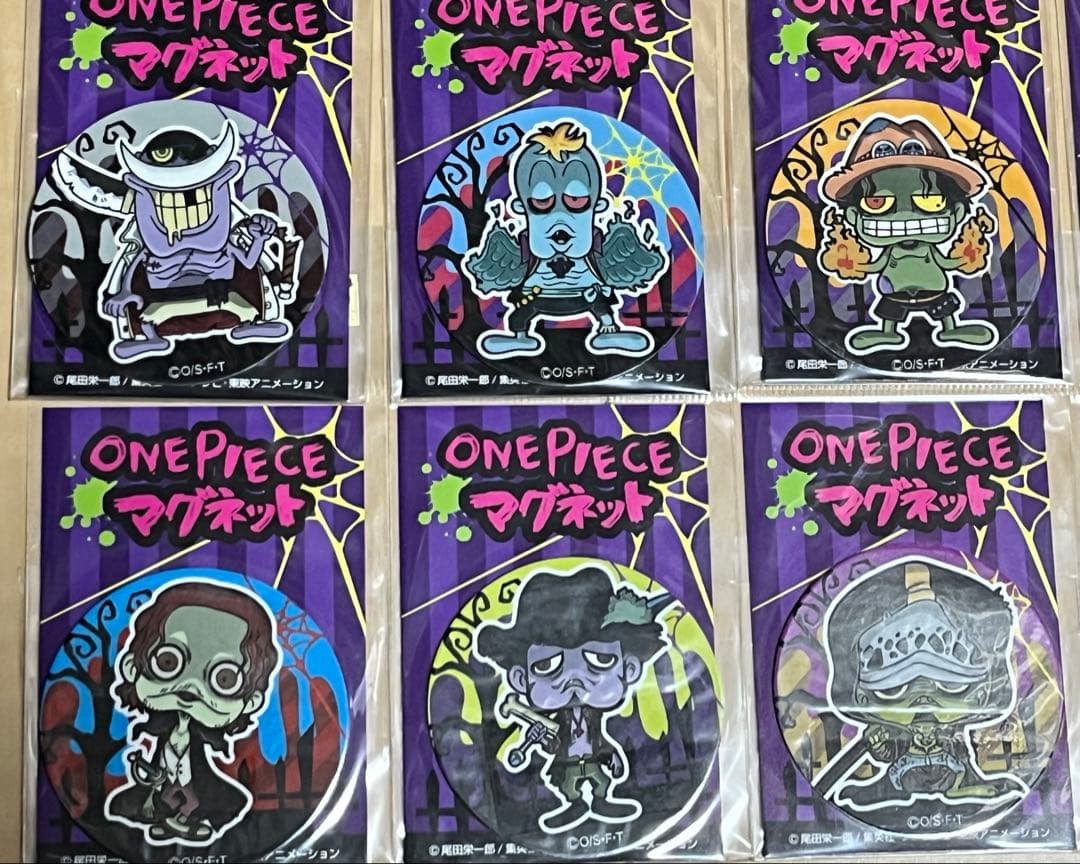 ゾンビ マグネット ワンピース 麦わらストア限定 20種セット ONEPIECE