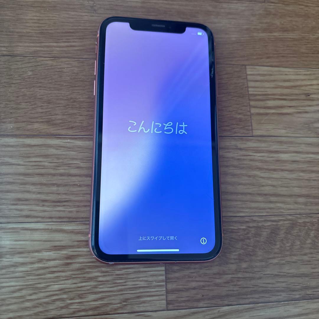 ジャンク品　【simロック解除済】iPhonexr コーラル 中古 【SIMロック解除済み】【SoftBank】 Apple iPhoneXR 64GB