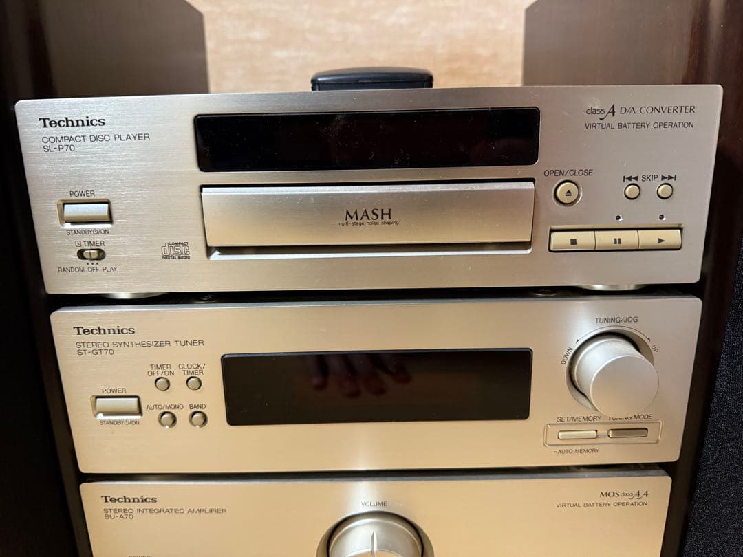 O-2116】Technics ミニコンポ SU-A70 SB-M300 - メルカリ