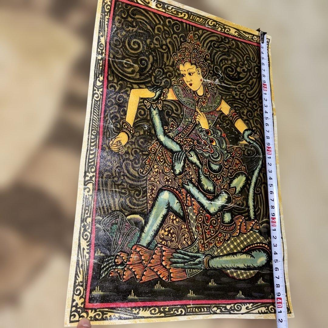 バリ島に伝わる伝統的な絵画「バリ絵画」3枚セット - メルカリ