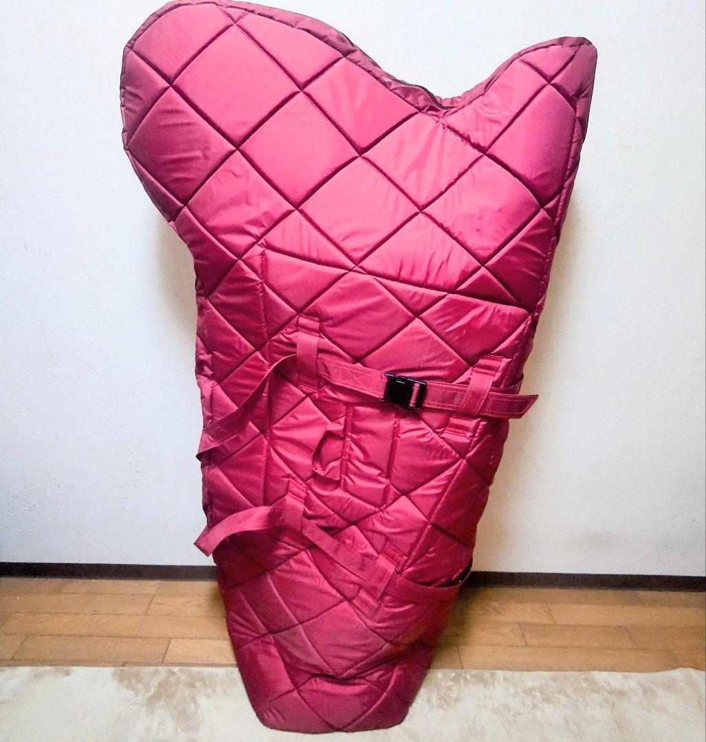 【美品】ハープケース　青山ハープ　ノンペダル140タイプ用　ピンク　キルティング キルティングインナーケース(クロスステッチ) - BM-IBQTX14PN