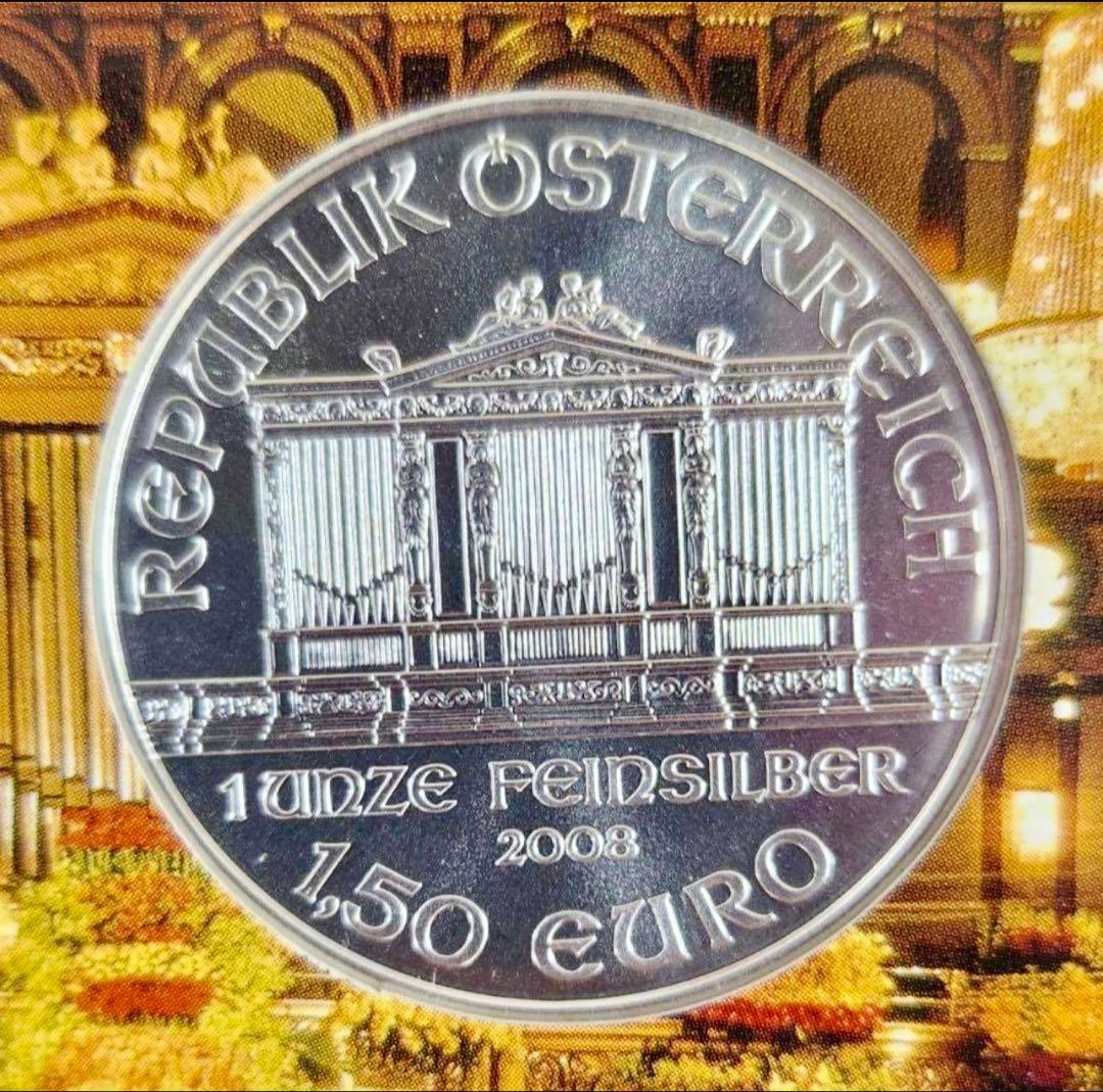 ウィーン・フィル銀貨 2008年 Ag999/1000 - メルカリ