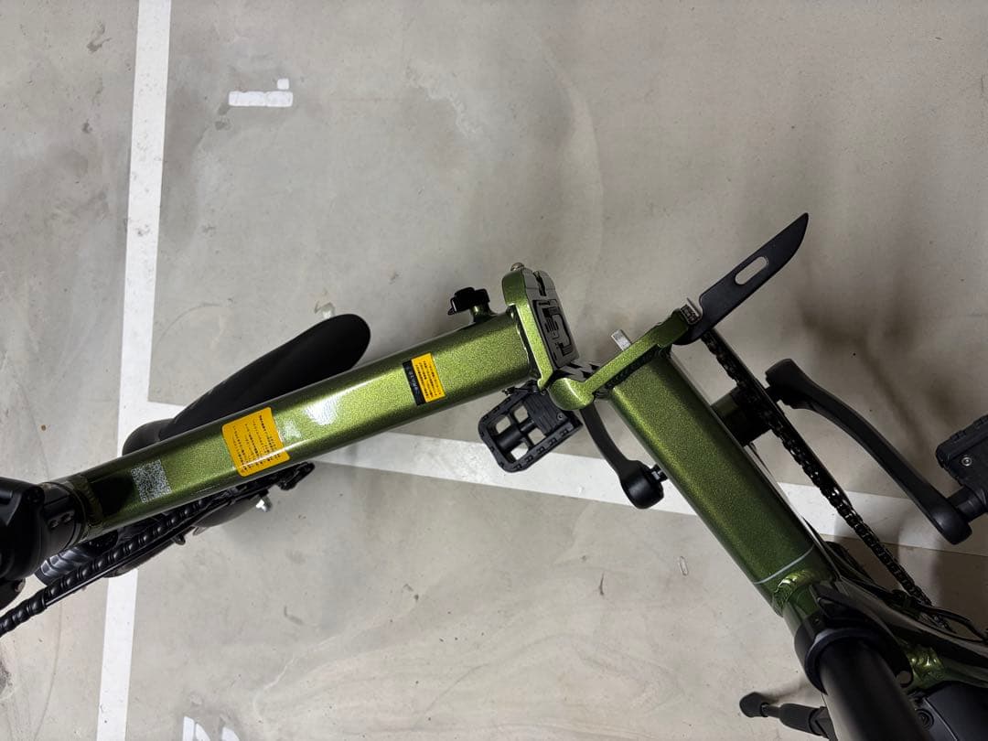 【中古】Hold On 折り畳み電動自転車 Q1 7.5Ah