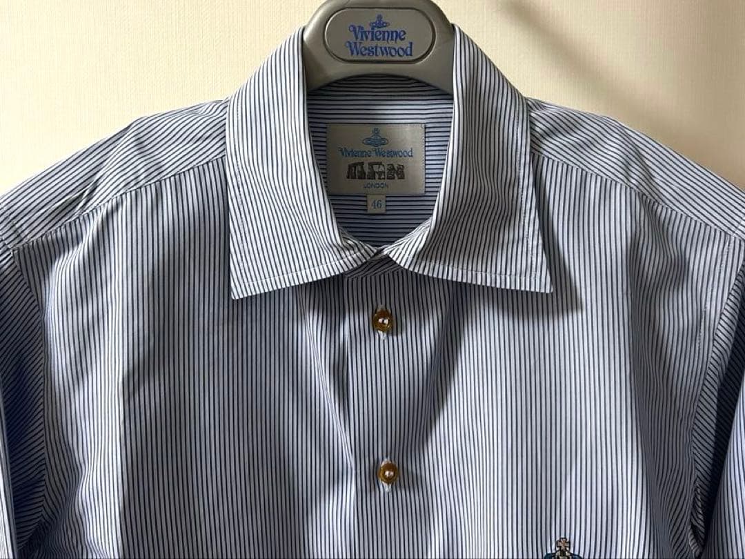 Vivienne Westwood MAN ヴィヴィアン ストライプシャツ46 - メルカリ