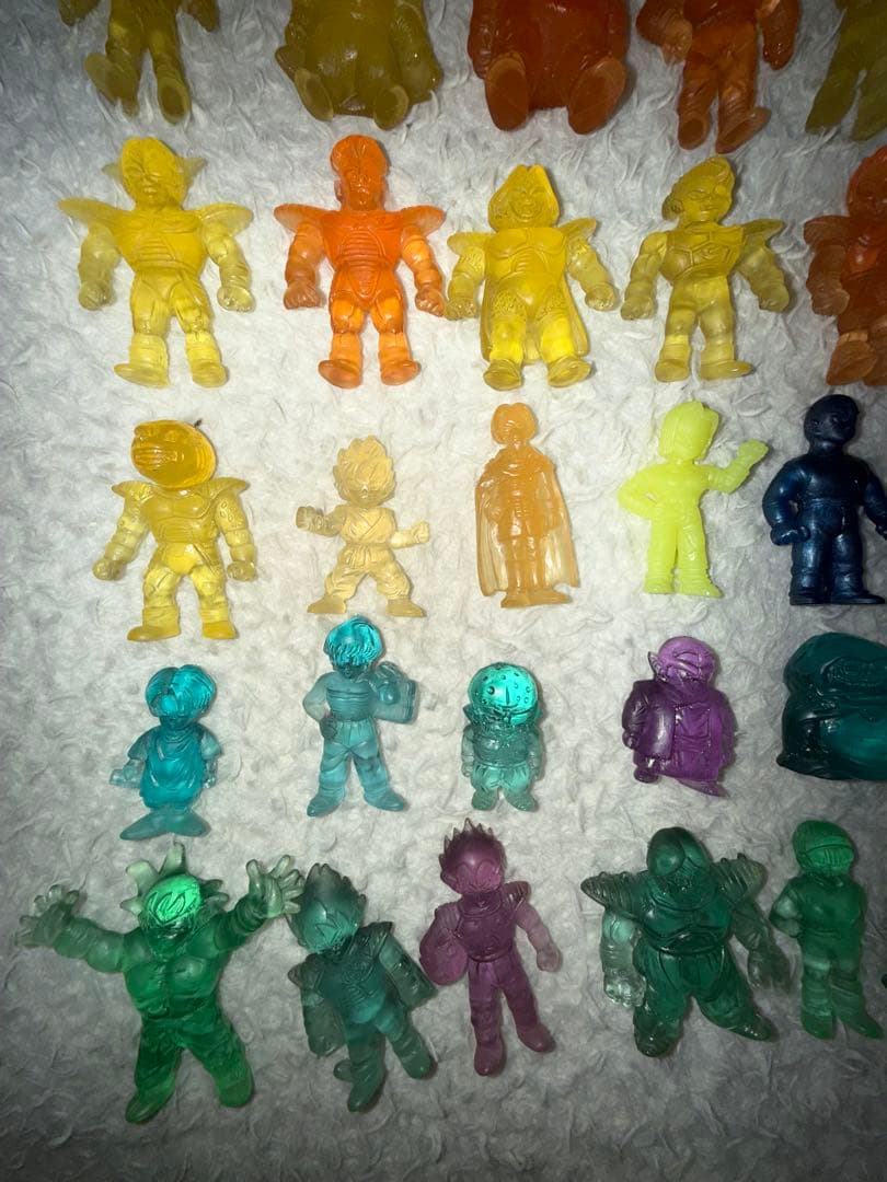 クリア 蛍光　ドラ消し　45体　まとめ売り