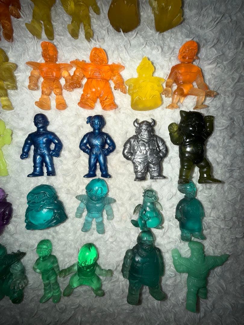 クリア 蛍光　ドラ消し　45体　まとめ売り