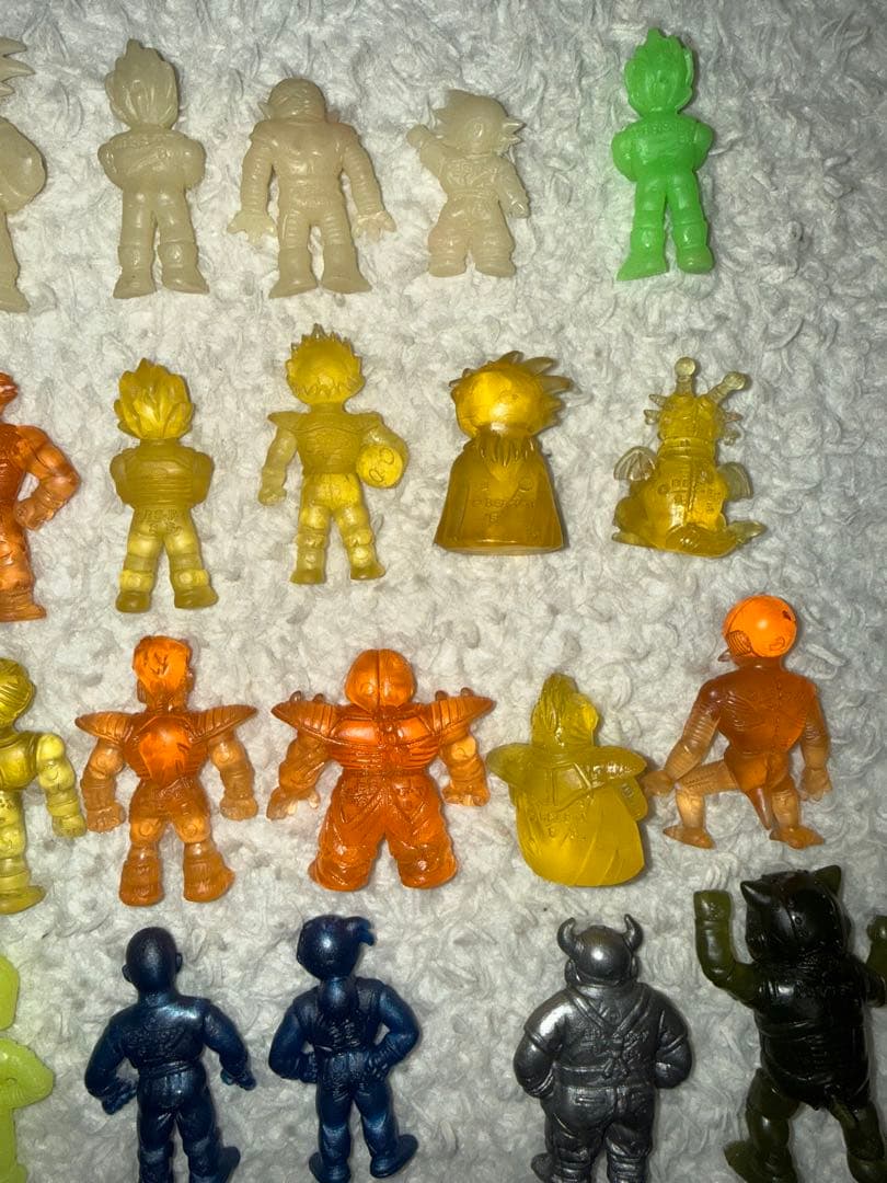 クリア 蛍光　ドラ消し　45体　まとめ売り