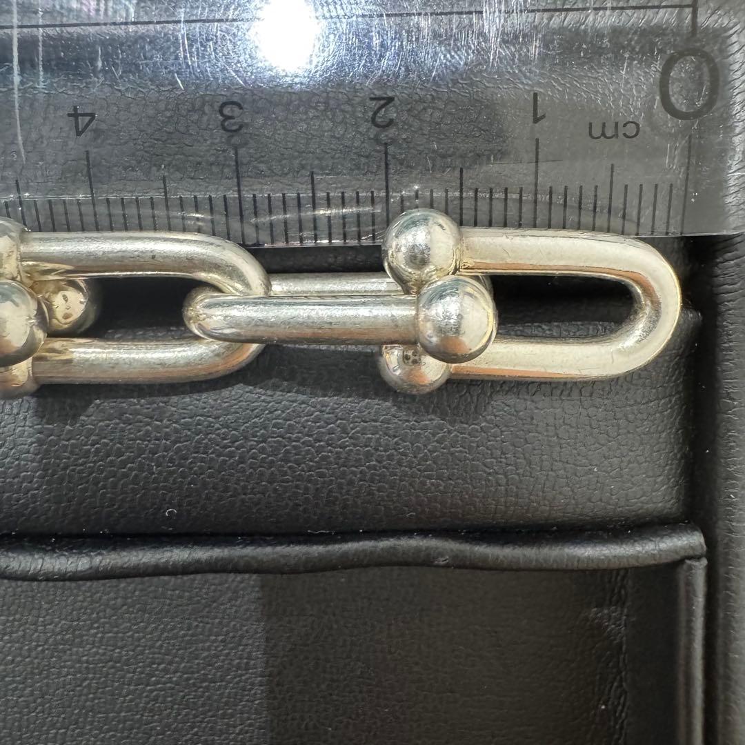 ティファニー ハードウェア ラージリンク ブレスレット14コマ925 62.5g