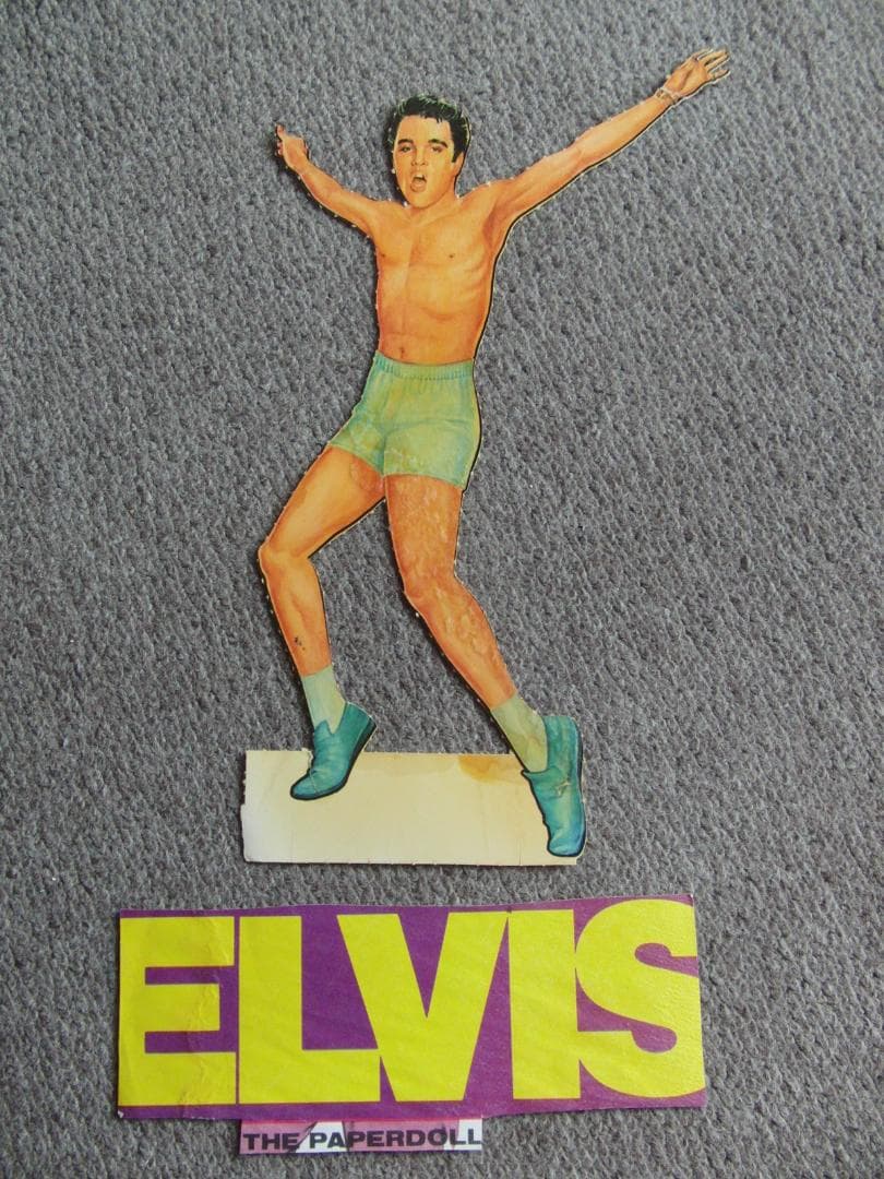 ★超希少 エルビス・プレスリー 切り抜き 着せ替え 紙製2パターン