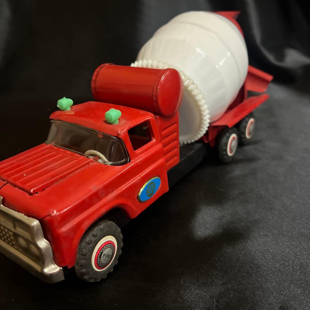 マルサン ブリキ コンクリートミキサー フリクション 昭和レトロ