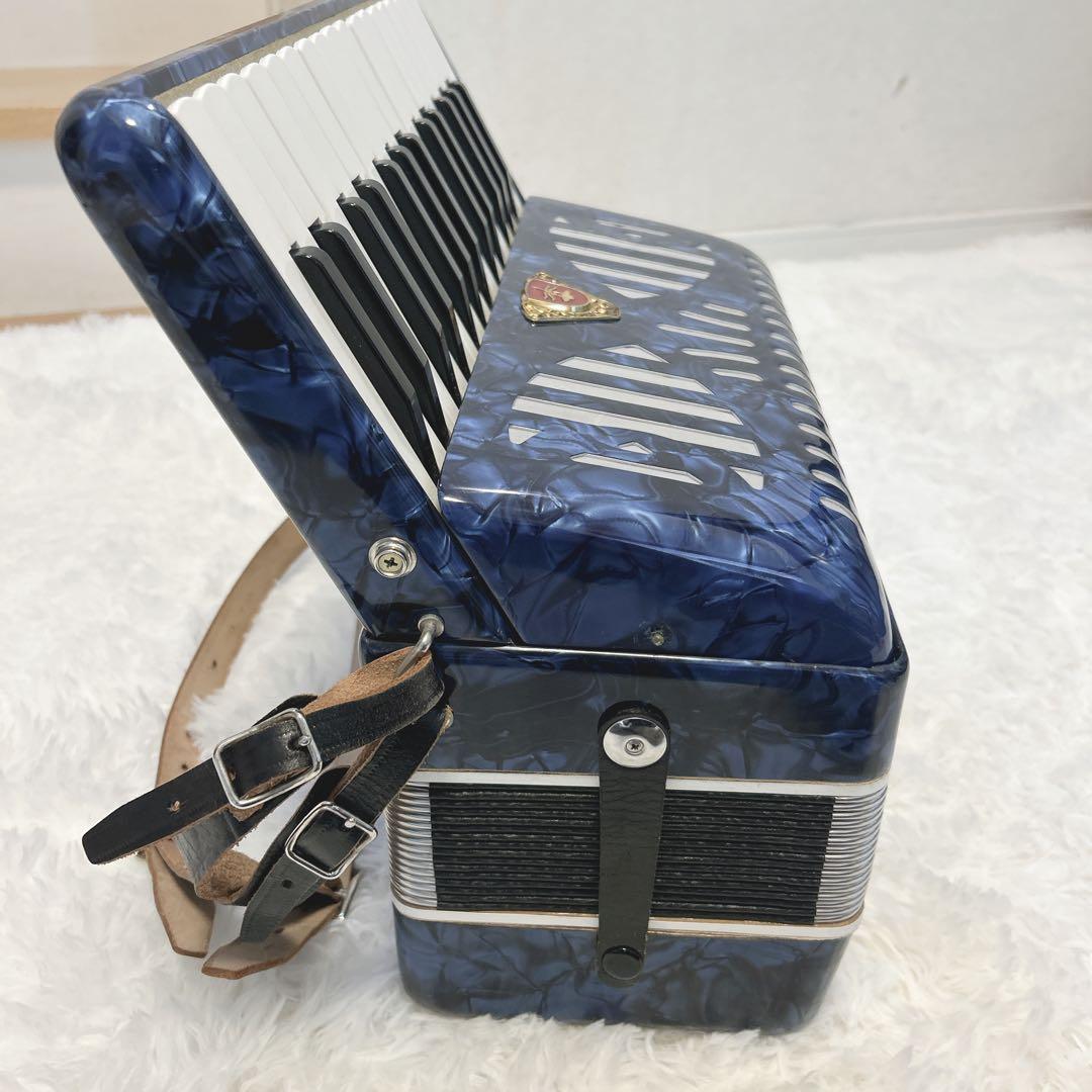 美品】TOMBO トンボアコーディオン No.302 ブルー 希少 - メルカリ