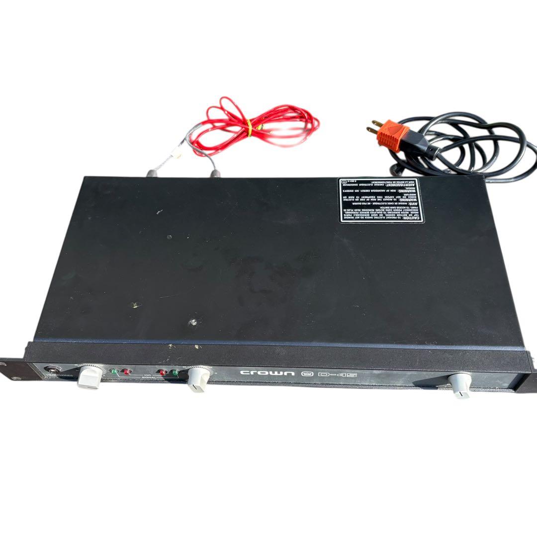 CROWN AMCRON D-45 Made in USA パワーアンプd45 - メルカリ