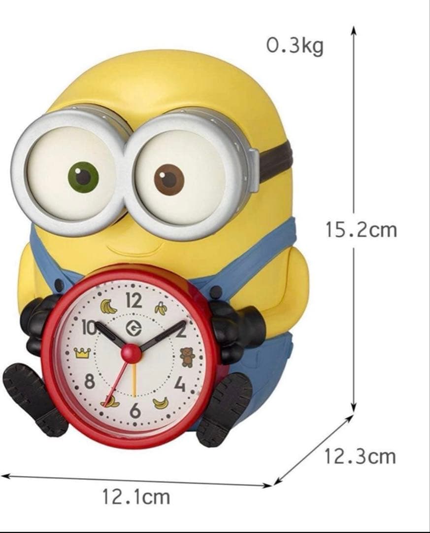 ＊美品＊ミニオン 目覚まし時計 音声機能付き