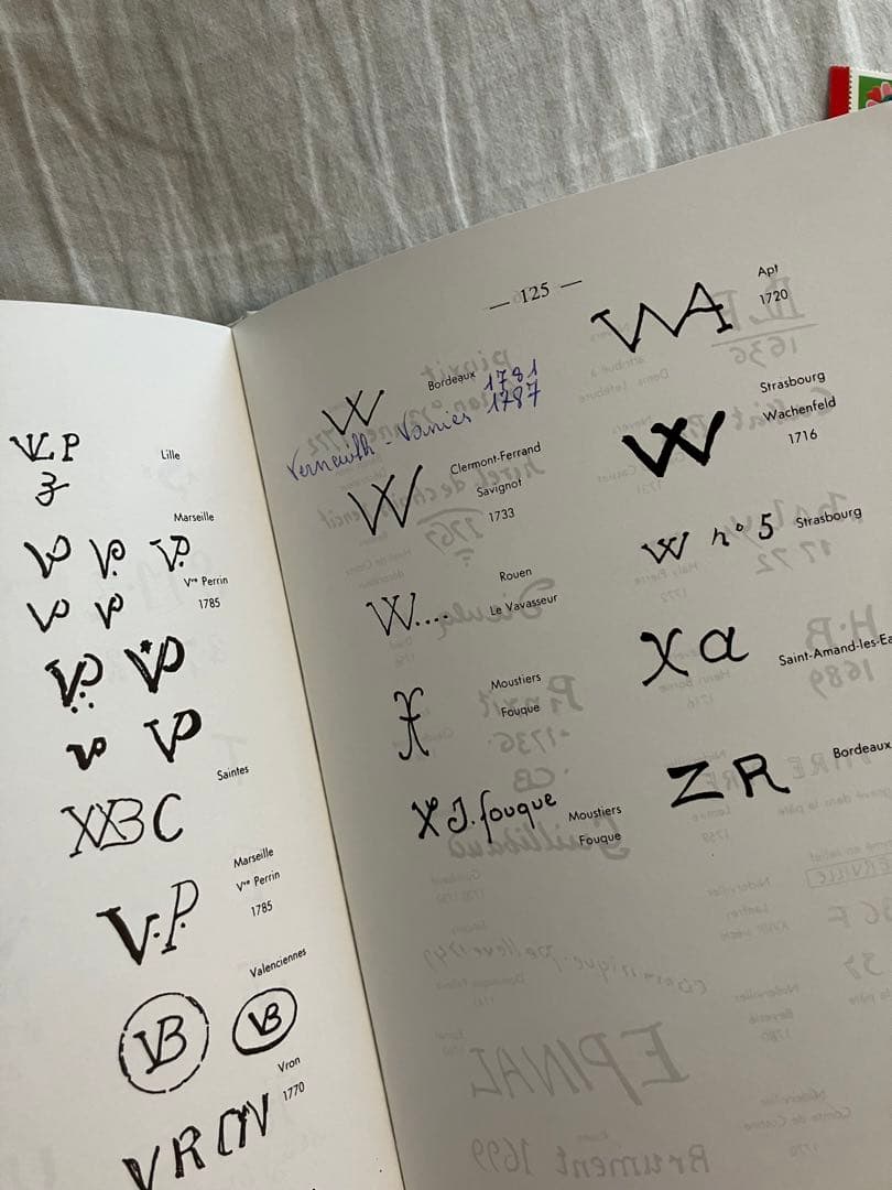 フランスアンティーク 陶磁器 刻印バックスタンプ専門書 - メルカリ
