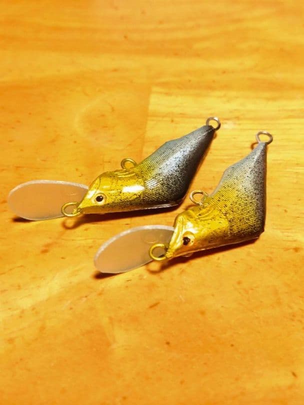 SALEニ点セットyellowHead50F バルサミノー ハンドメイドミノー - メルカリ