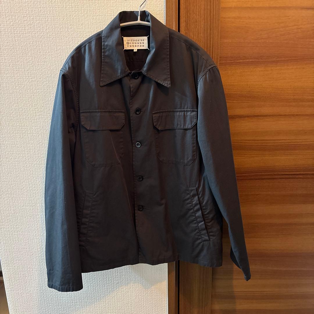 メゾン マルジェラ　コットンツイルシャツジャケットs50dl0327 18SS Maison Margiela(メゾン マルジェラ) cotton twill shirt jacket 18SS