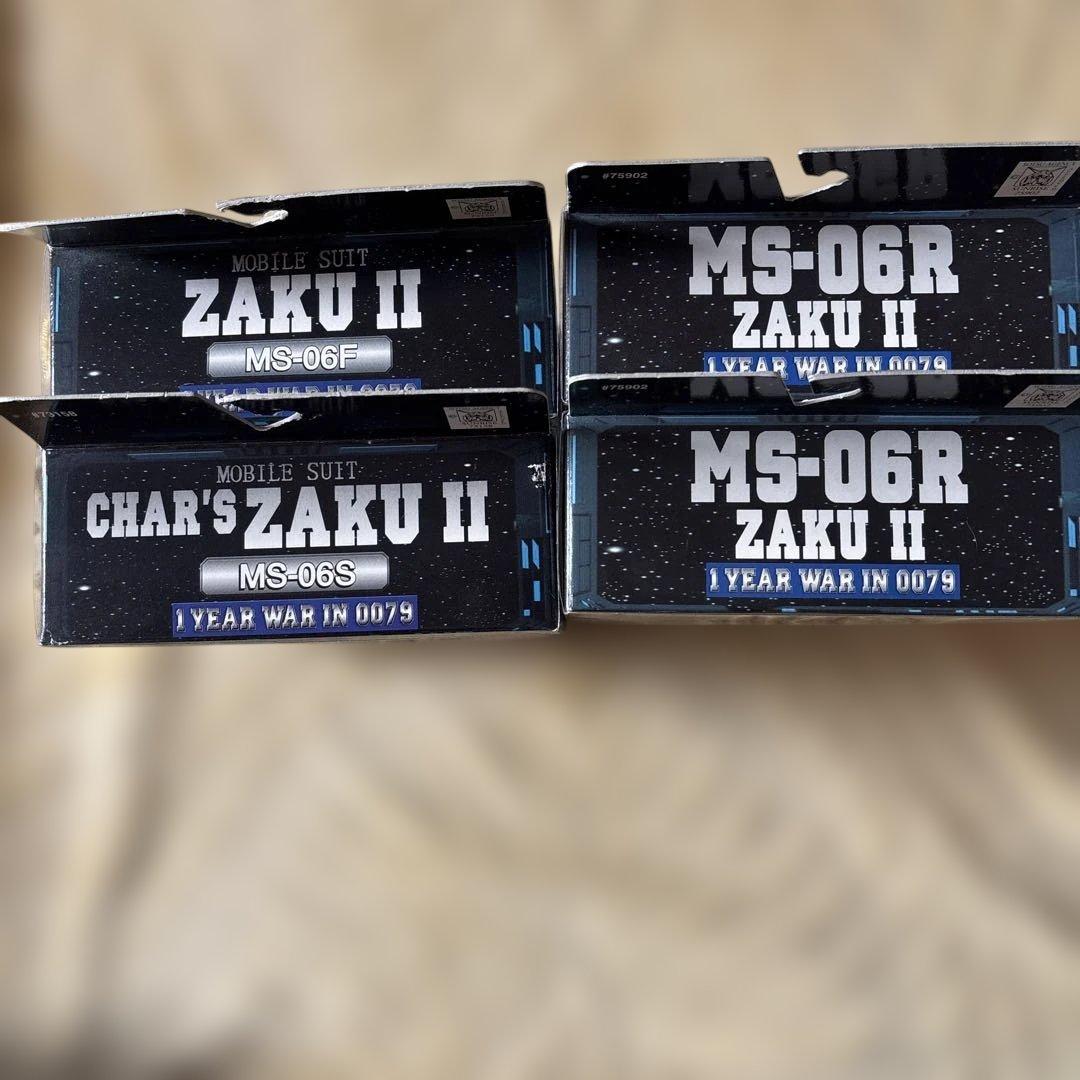 モビルスーツインアクション　一年戦争　ザク4体セット　ZAKU MIA