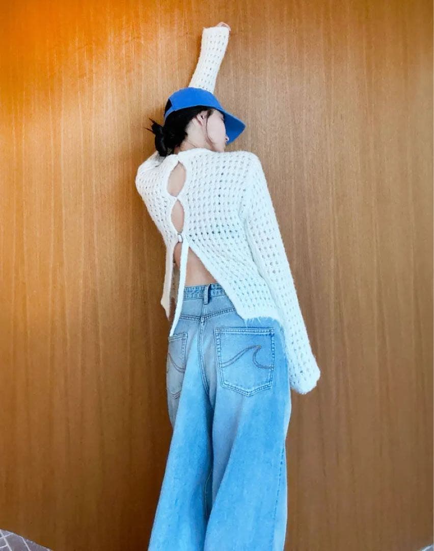 SeaRoomlynn Fluffy Yarn 2way Knitトップス - メルカリ