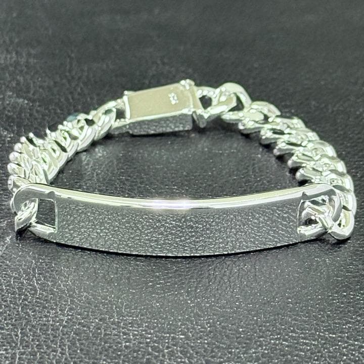 IDプレート 喜平チェーン シルバー925 ヴィンテージ ブレスレット