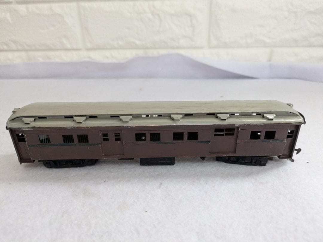 Y【ジャンク品】鉄道模型 スユニ30？ 緑ライン有り 部品取り 欠品あり S