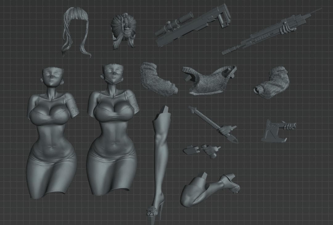 1/7ガレージキット NIKKE D：キラーワイフ 未塗装未組立 勝利の女神