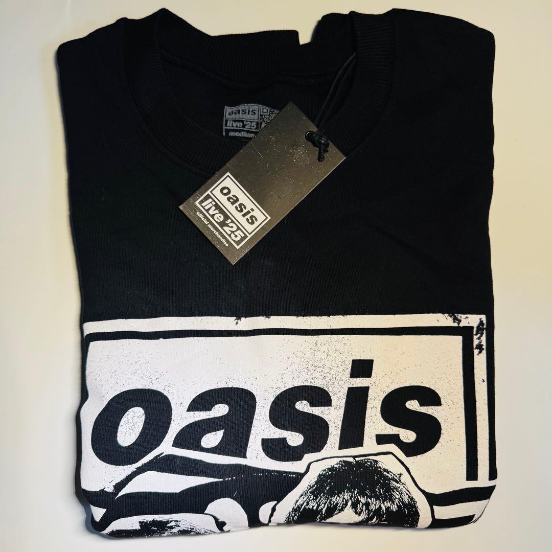英国購入oasis 来日 正規 2025 スウェットシャツ M