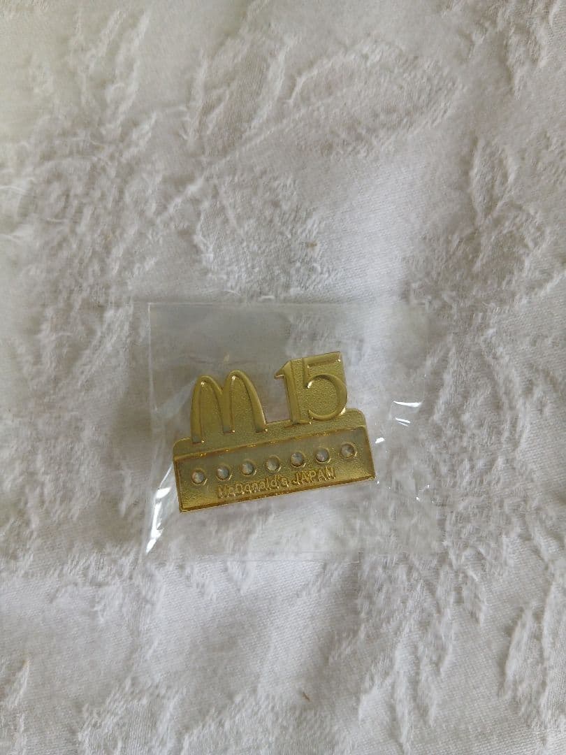 新品マクドナルド非売品 ピンバッジ 5個セットm1.m3.m5.m10.m15