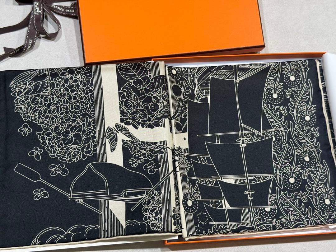 新品未使用　エルメス　26春夏新サウンド　カレ 90 《エスプリの旅立ち》