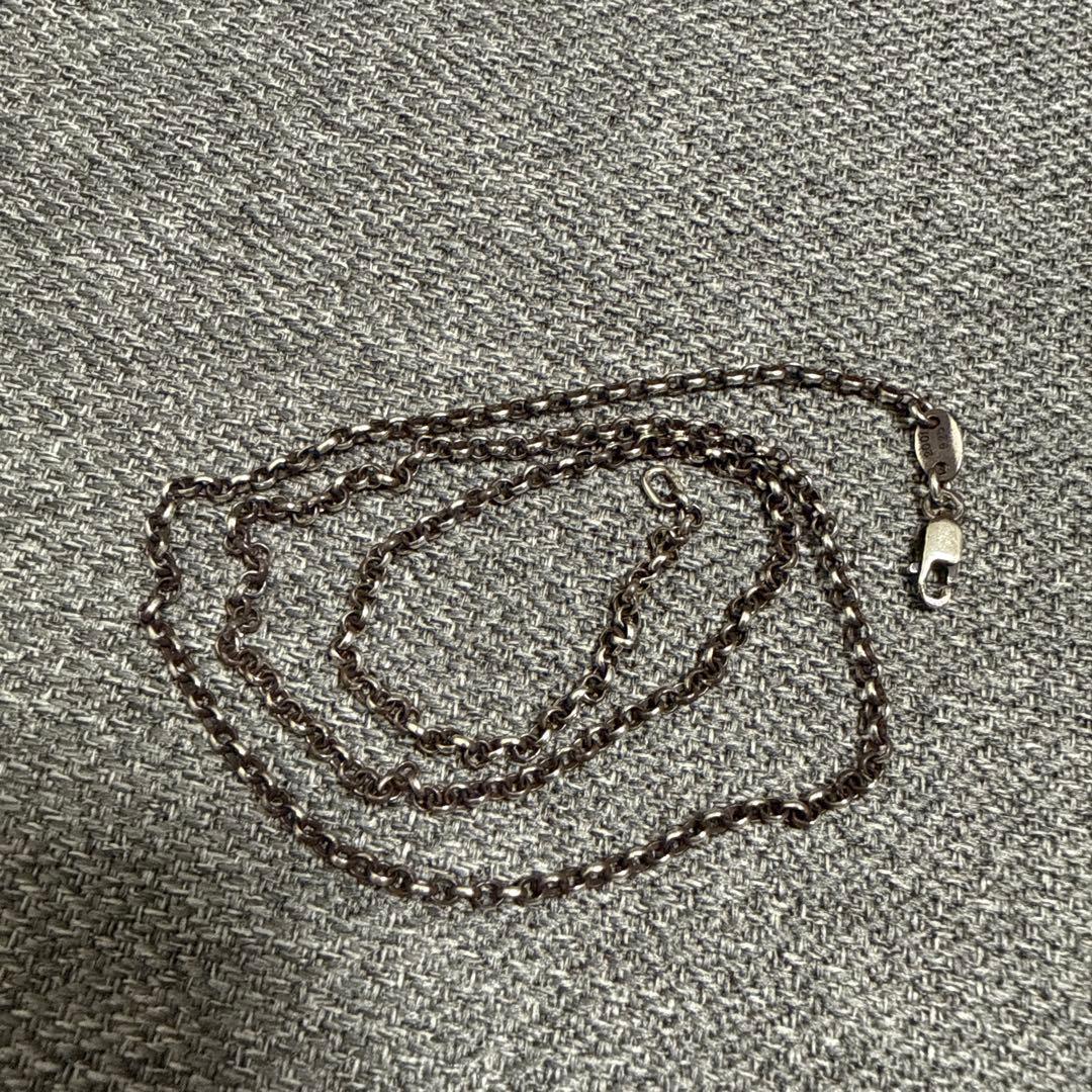 極美品 インボイス原本 クロムハーツ ベビーファット ロールチェーン