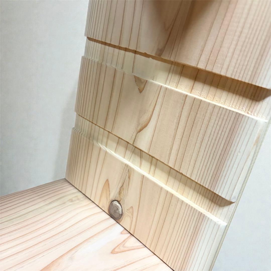 1台限定・特別価格 オープンシェルフ 80×54 白木ニス二回仕上げ 可動棚