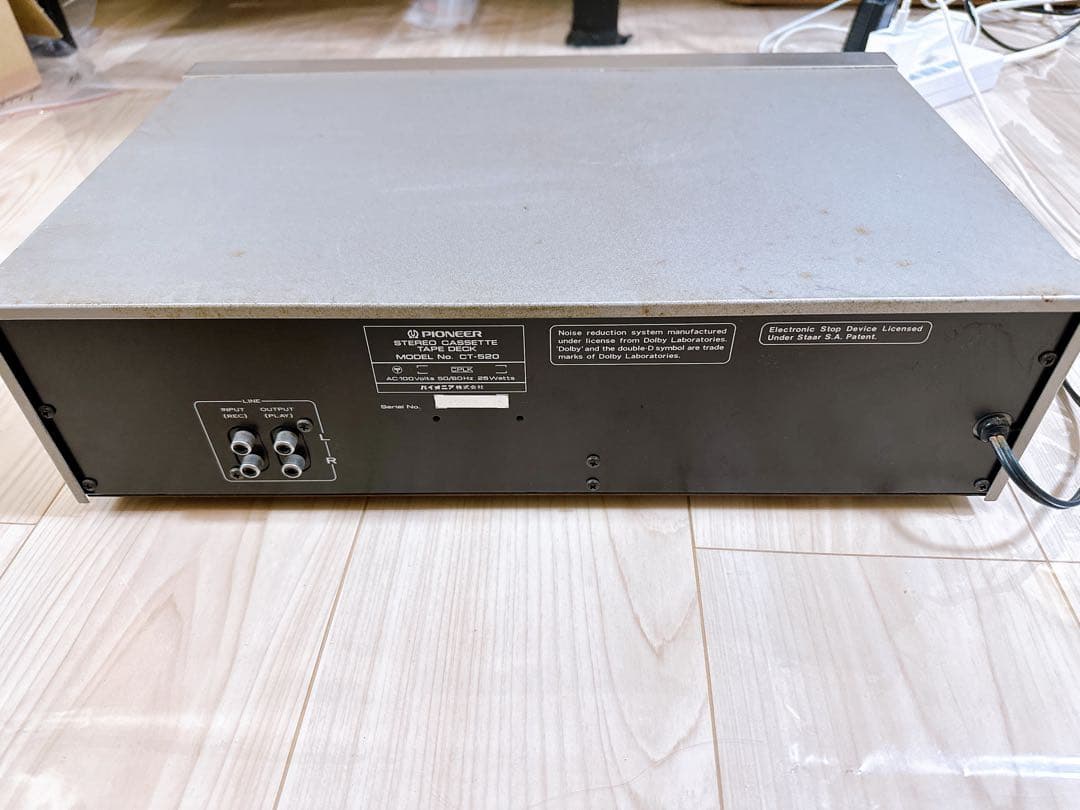 パイオニアステレオカセットデッキ「CT-520」 ジャンク品 - メルカリ