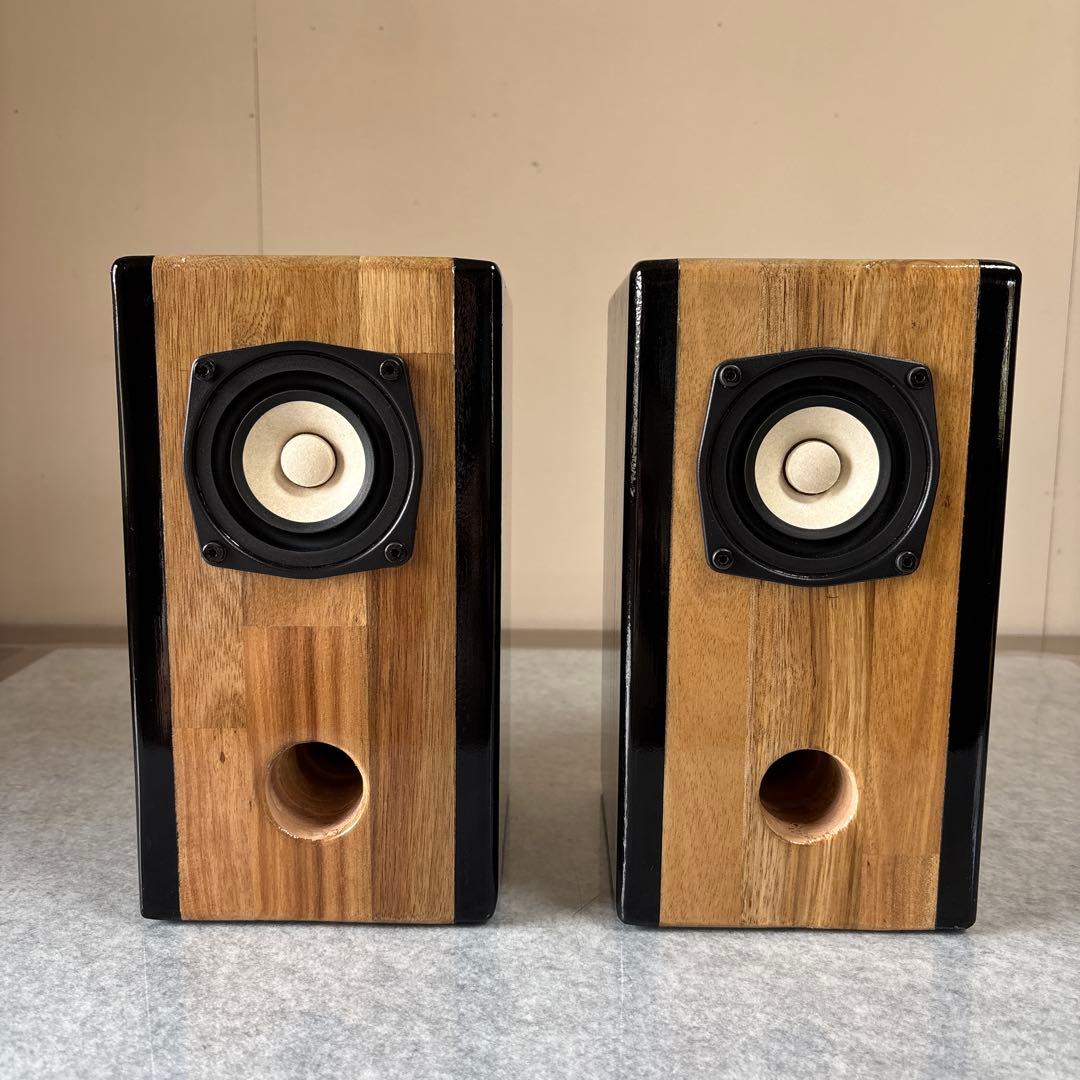 マークオーディオom-mf4-mica搭載自作スピーカー ラビリンス・バスレフ