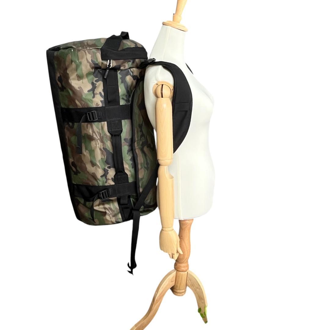 ノースフェイス カモフラ 迷彩 ボストンバッグ ダッフルバッグ 3way 大