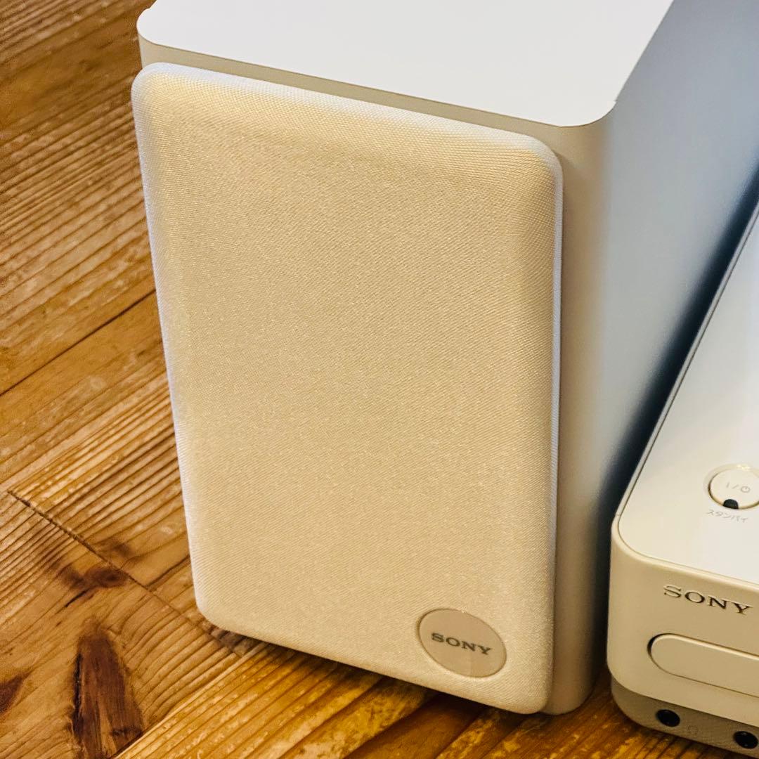 動作確認済】SONY HDDコンポ CMT-E300HD ホワイト リモコン付 - メルカリ