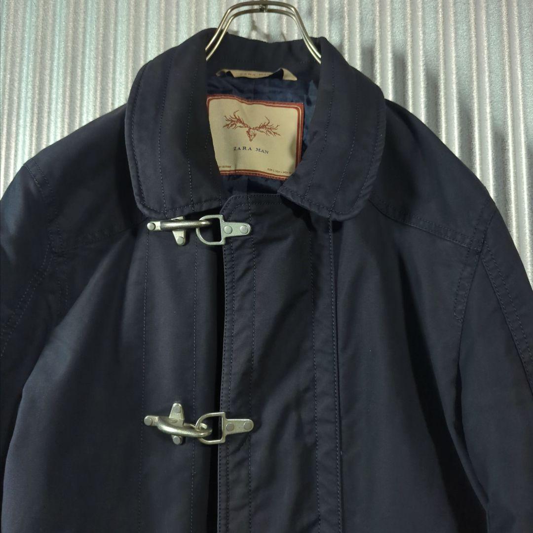 ザラ マン ZARAMAN ファイヤーマン ジャケット フックボタン 黒