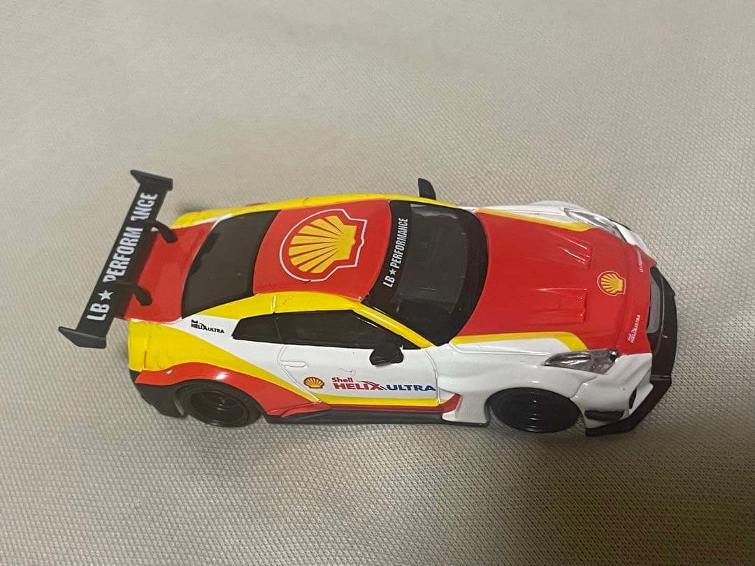 MINI GT x Shell 1/64 日産 LBWK GTR R35 RR