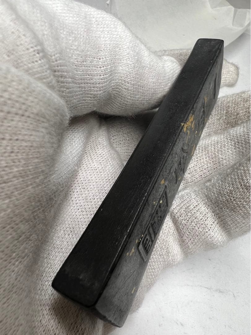 奈良老舗古墨コレクション 大正期金箔一寸金