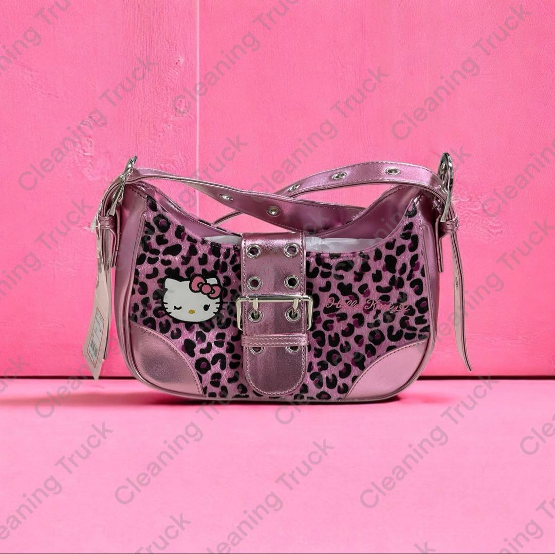 ハローキティ ヒョウ柄 ショルダーバッグ レオパード柄 Y2K ギャル