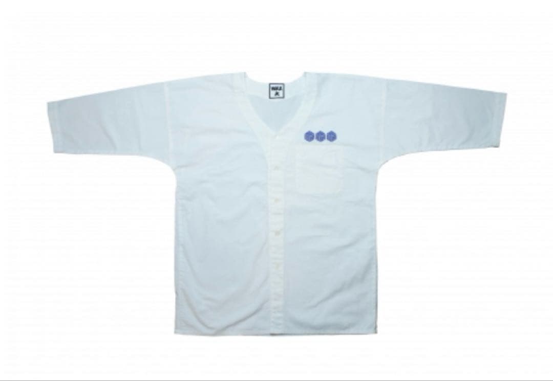 WAX 鯉口シャツ Koikuchi shirts Cube刺繍 特大 XL