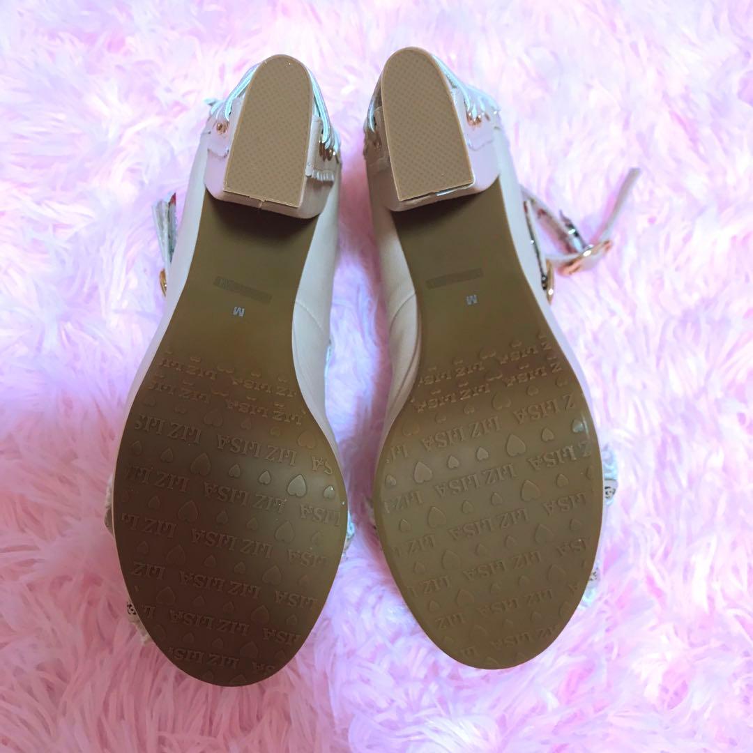 LIZLISA正規品】リボン レース ストラップ パンプス【希少】