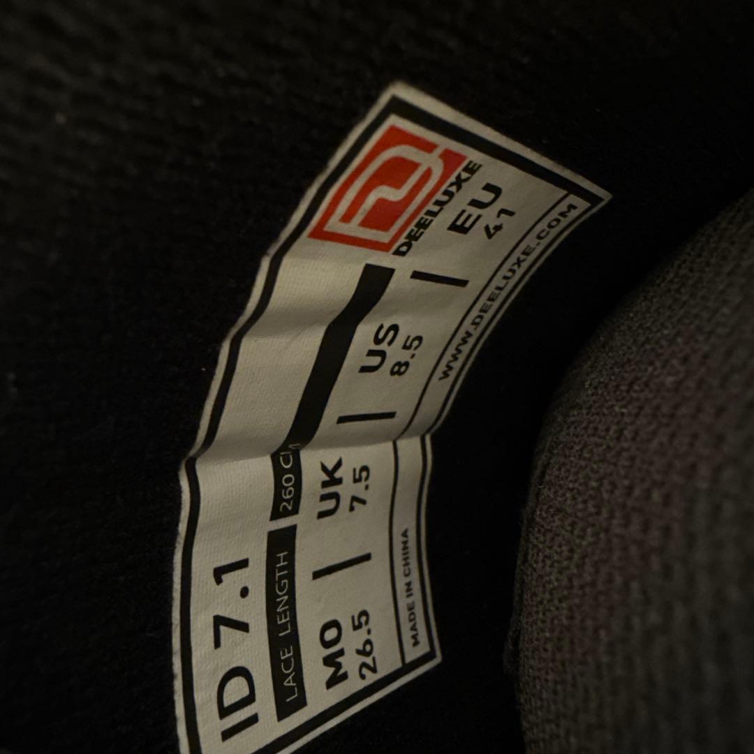 美品 DEELUXE ID 26.5cm スノーボードブーツ ブラック