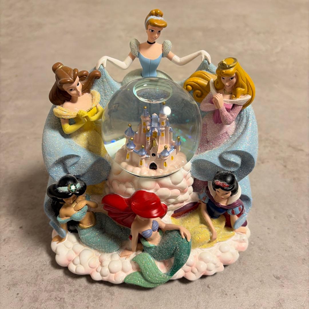 ディズニープリンセス オルゴール スノードーム ライト点灯 - メルカリ
