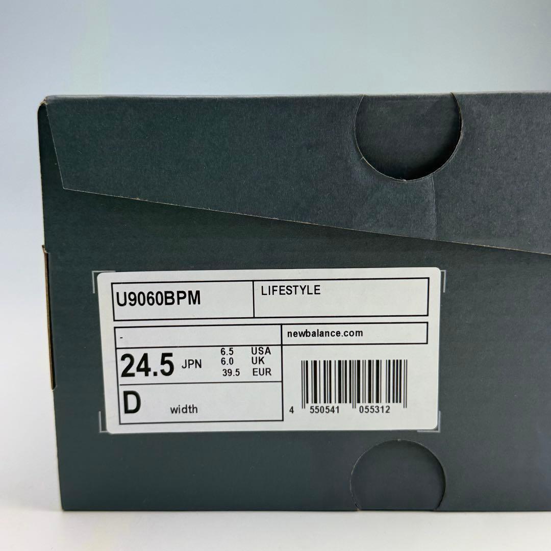 24.5cm ニューバランス 9060 \"トリプルブラック\" U9060BPM