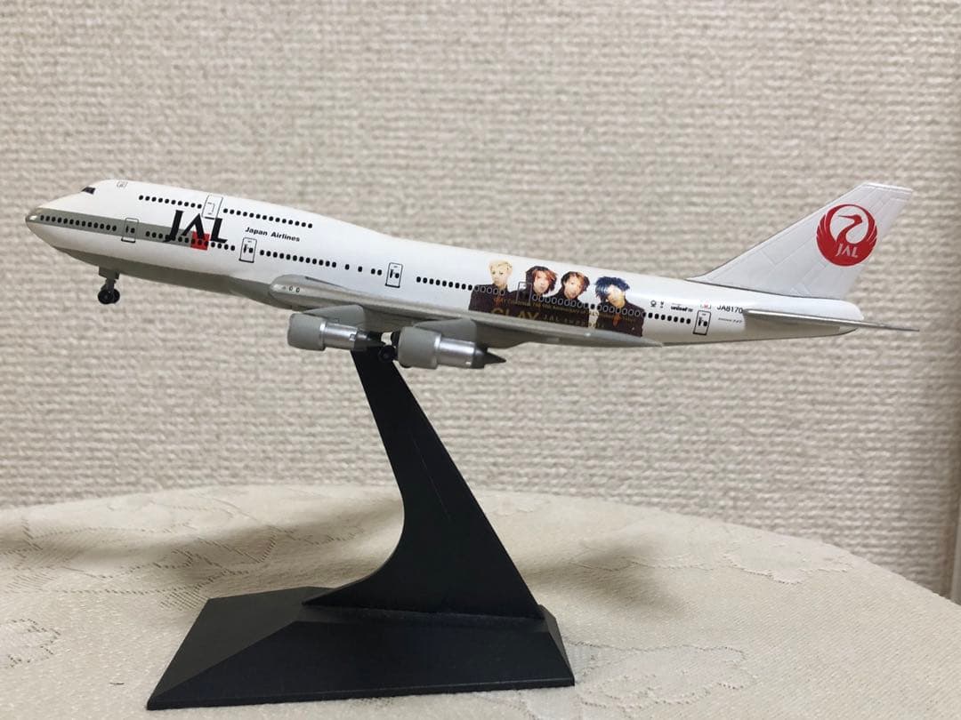 GLAYジャンボJAL ボーイング747 GLAYデザイン 1/400