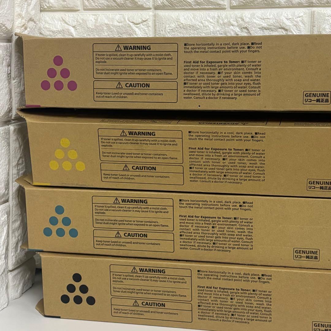 ➀ RICOH リコー C3503 トナーカートリッジ 4本セット - メルカリ