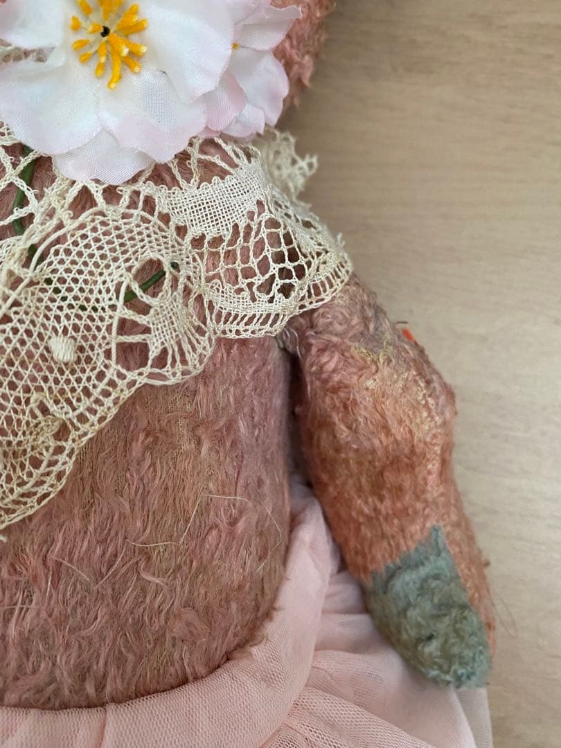 アンティーク　ピンクベア