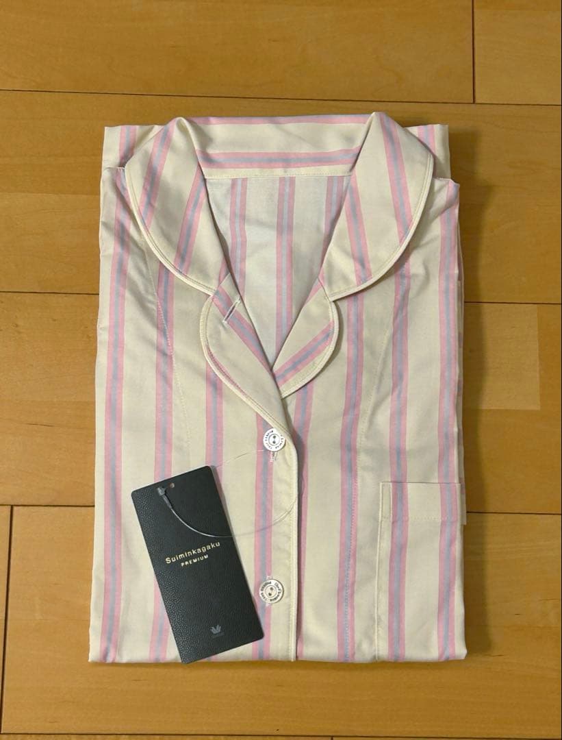 ワコール プレミアム 睡眠科学 パジャマ コットン 長袖 M 新品 説明文要確認 ワコール／睡眠科学 【シルク100％】ここちよく眠れるパジャマ 上品