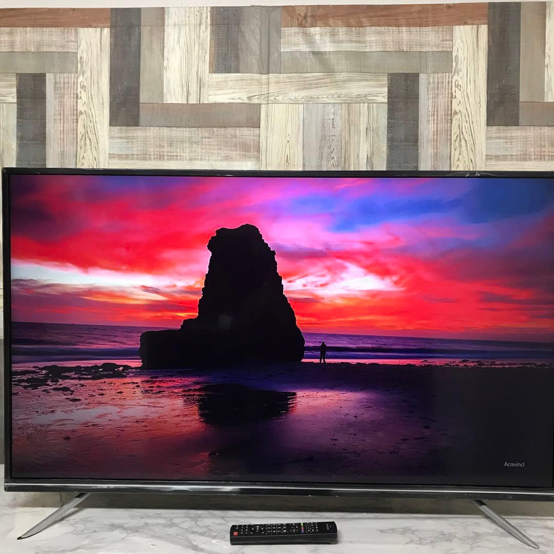 即日受渡❣️全国送料込 グリーンハウス49型、高性能東芝LSI搭載4k液晶